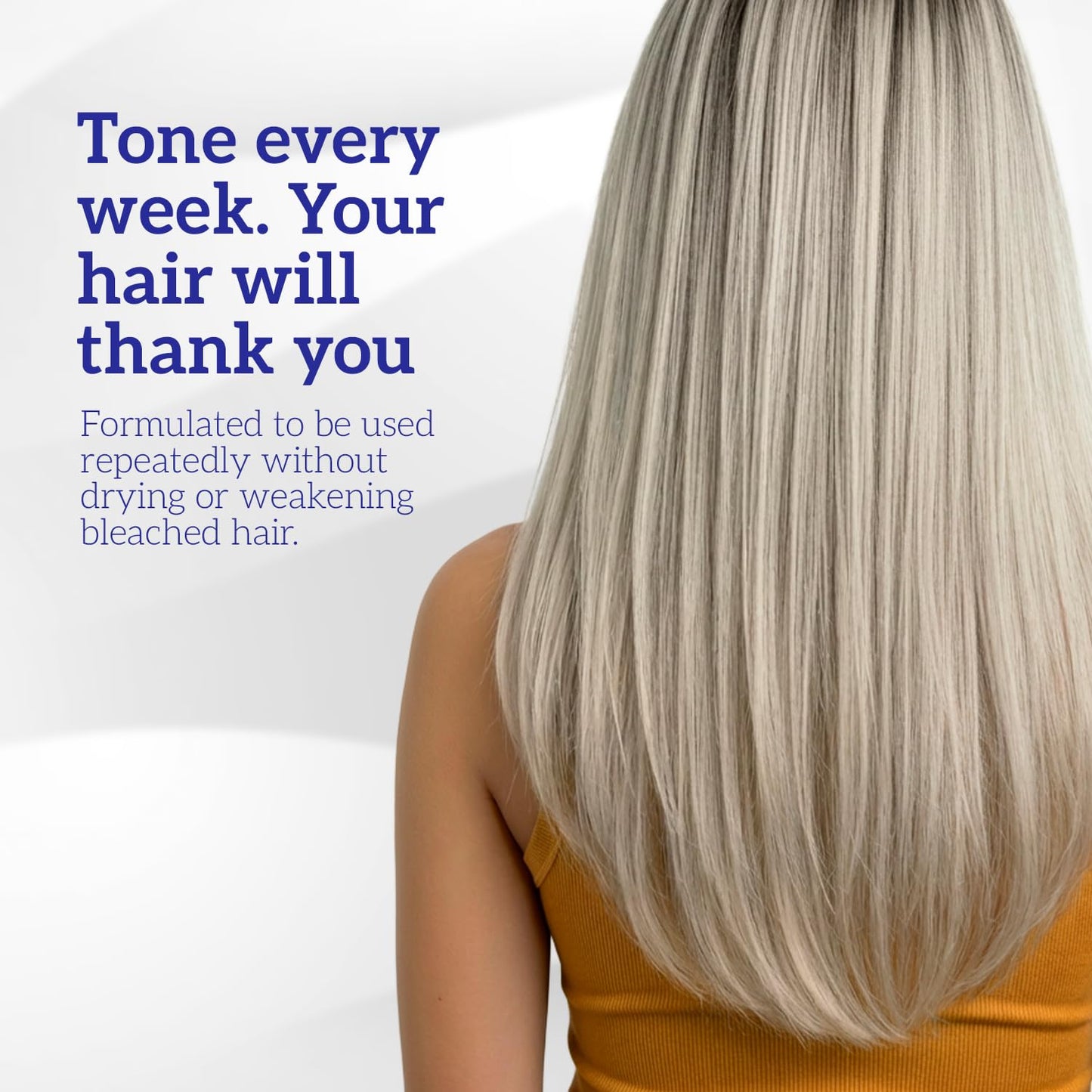 Robson Peluquero Blue Toning Kit | Hair Toner Gloss + Shampoo | Icy Platinum, Ash & Silver Blonde for Brassy Hair, Bleached, Highlights, Neutralizes