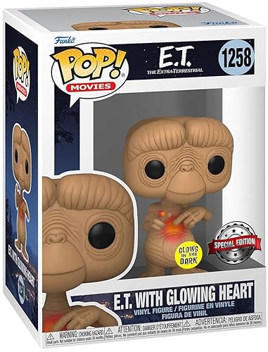 Funko Pop! Movies: E.T. 40th - Glow in The Dark Heart - The Extra Terrestrial - Collectible Vinyl Figure - Gift Idea - Official Merchandise - Toys…
