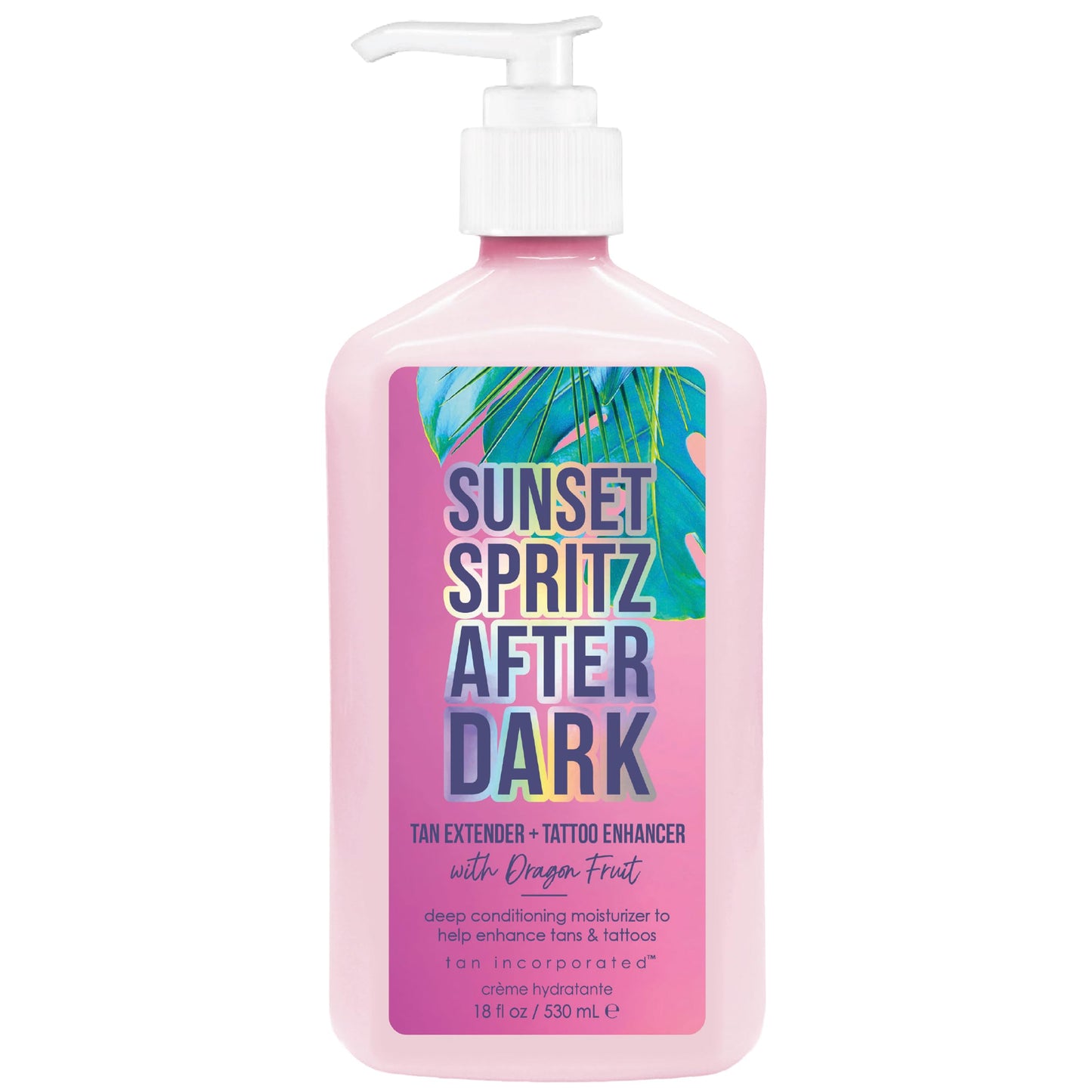 Brown Sugar After Dark Sunset Spritz Tan Extender & Tattoo Enhancer, Dragon Fruit with Biotanning Carrot Oil & Shea Butter, 18 Fl Oz