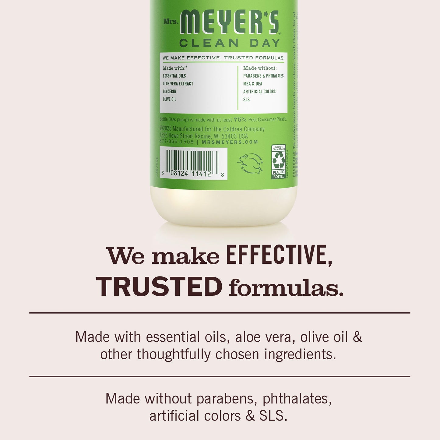 Mrs. MEYER'S Fresh Cut Grass Liquid Hand Soap 12.5 Fl Oz (Pack of 2) Beauty and Personal Care Mrs. MEYER'S