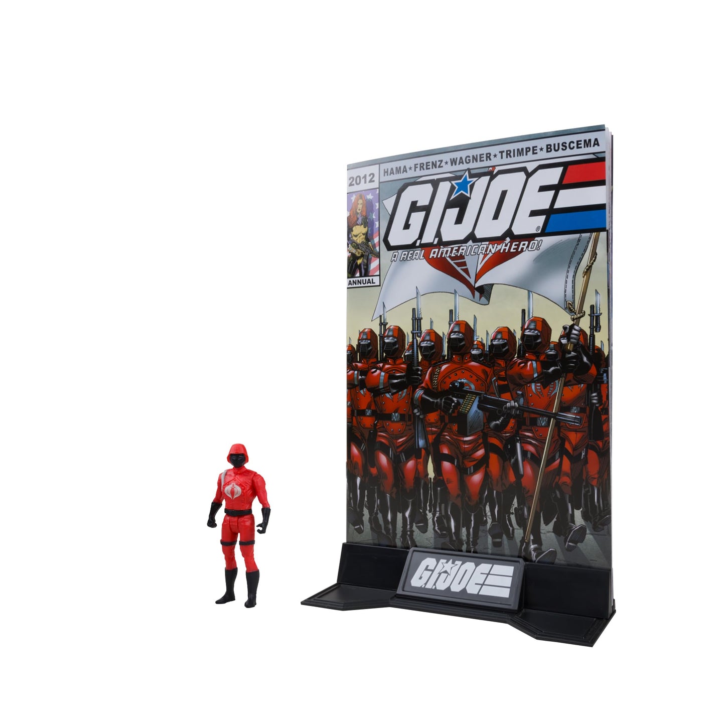 McFarlane Toys - G.I. Joe Page Punchers 2pk Cobra Commander and Crimson Guard 3in Action Figures with 2 Comics