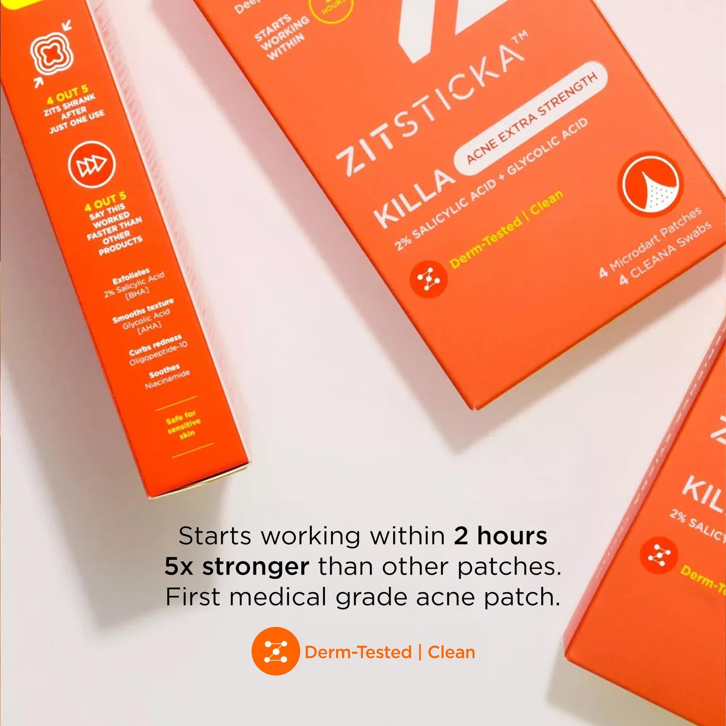 ZitSticka Extra Strength Killa Acne Microdart Patches for Face - OTC Acne Treatment with 2% Salicylic Acid - Fast Acting Microdarts for Deep Beauty and Personal Care ZitSticka