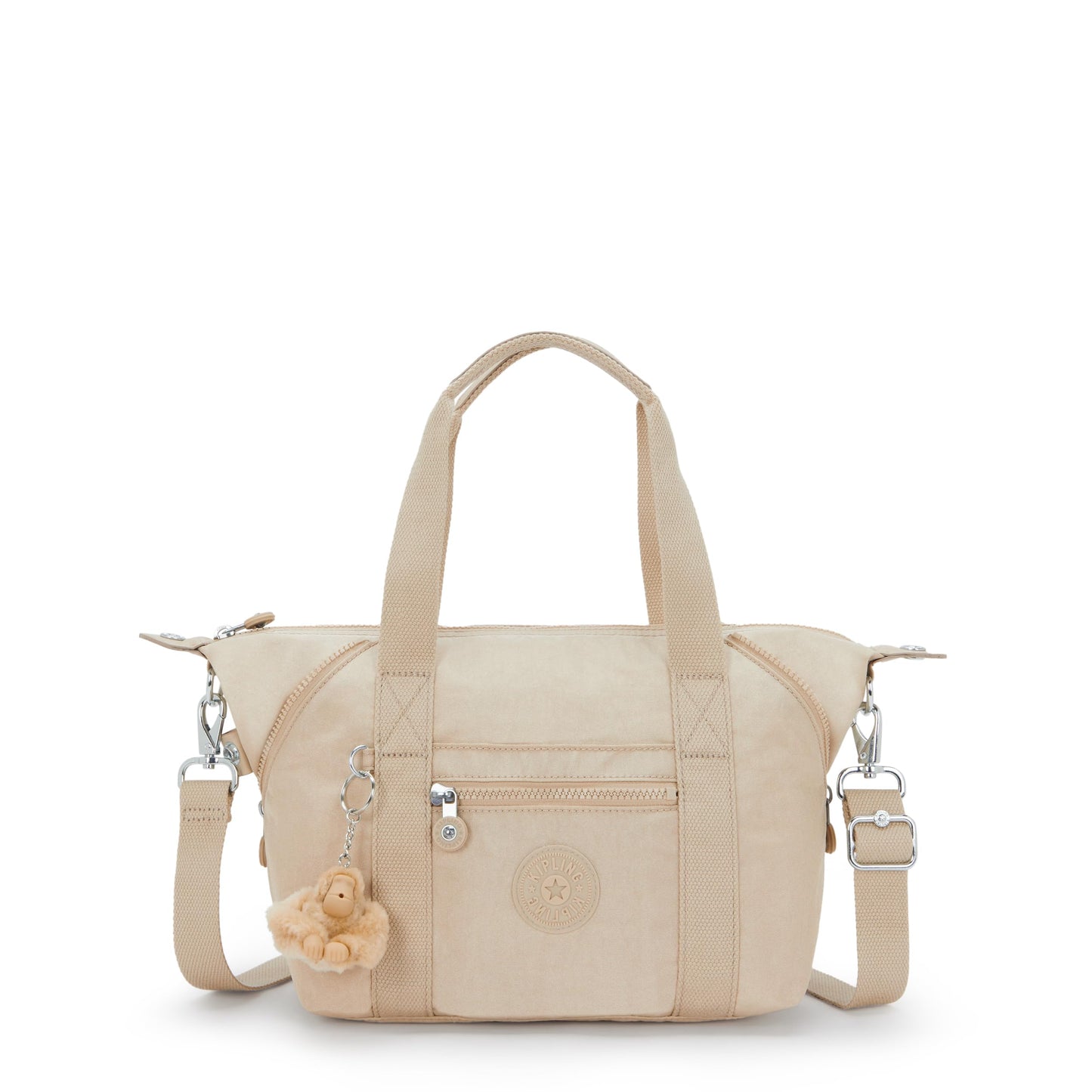 Kipling Women's Art Mini Shoulder Bags, Sparkled Beige, One Size