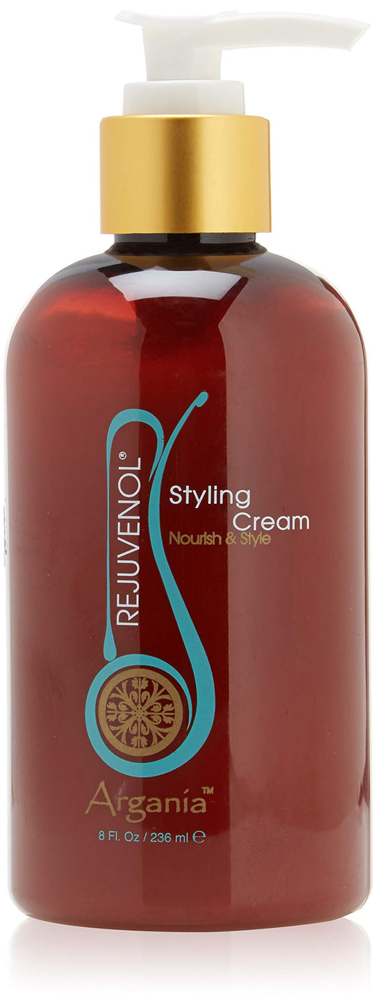 Rejuvenol Argania for Unisex, Styling Cream, 8 Ounce