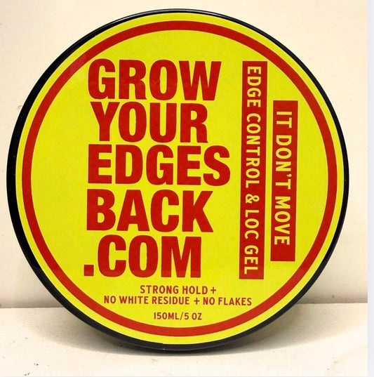 Grow Your Edges Back Best Edge Control for 4C Hair - 24H Exxxtra Hold, No Flakes, No Residue - Moisturizing Edge Control for ALL HAIR AND LOCS!
