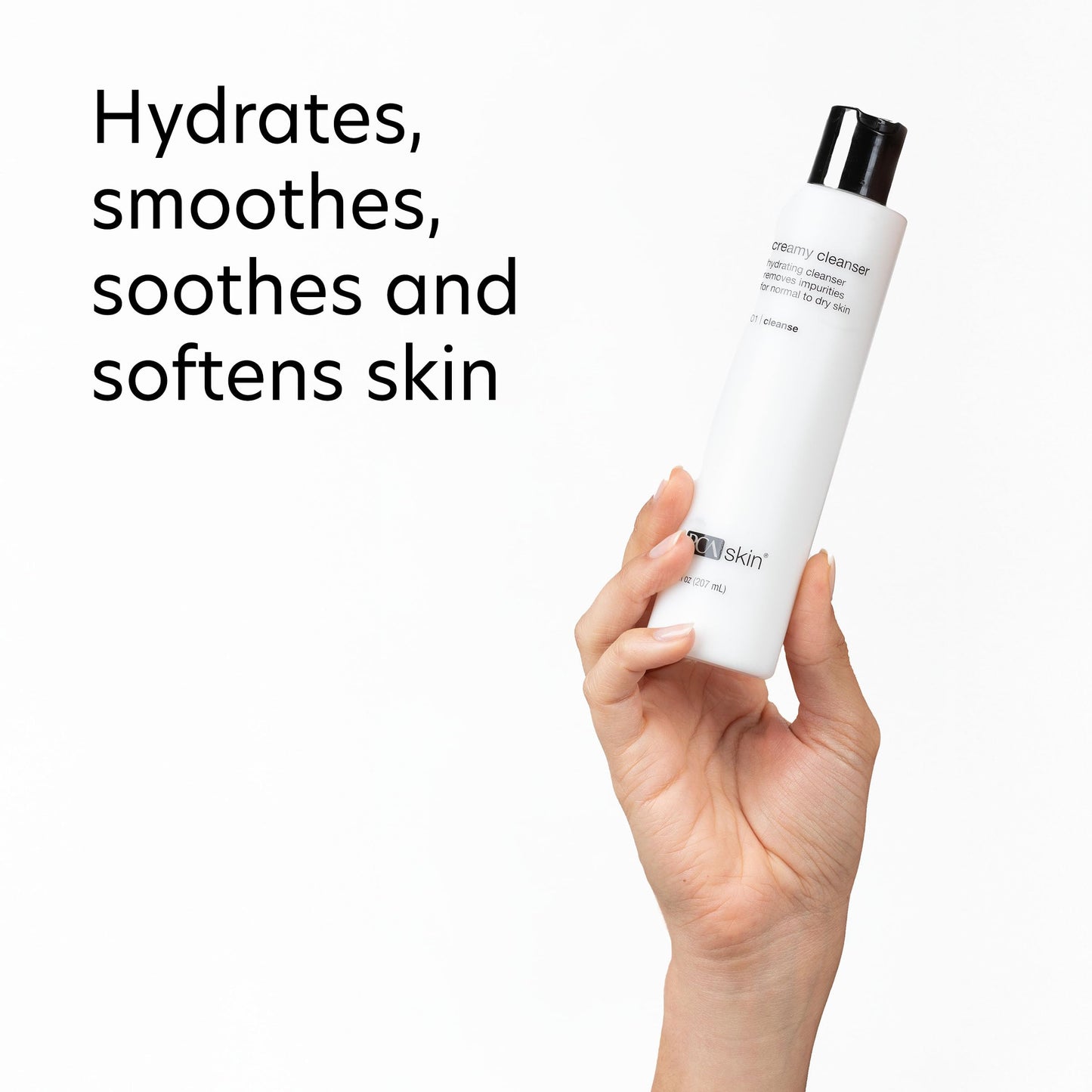 PCA SKIN Creamy Moisturizing Face Cleanser, Gentle Daily Face Wash for Dry and Sensitive Skin, Leaves Skin Feeling Soft and Smooth, Helps Remove