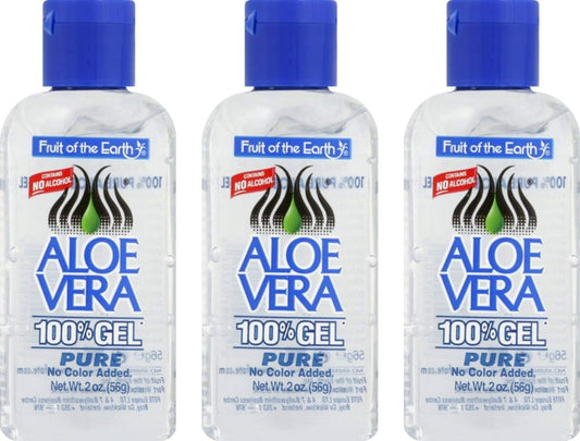 Fruit of the Earth Aloe Vera Gel, 2 oz (56 g) (Bundle of 3) Beauty & Personal Care Fruit of the Earth