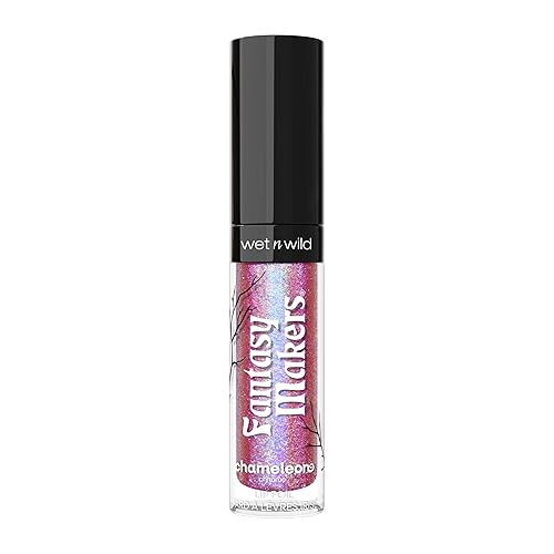 wet n wild Halloween Fantasy Makers Chameleon Chrome Lip Foil, Intense Multi-Chrome Pigment, Mesmerizing Blendable Color Shift Foil Finish