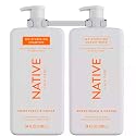 Native Sweet Peach & Nectar Shampoo & Conditioner, 34 Fl. Oz. - Pack Of 02.