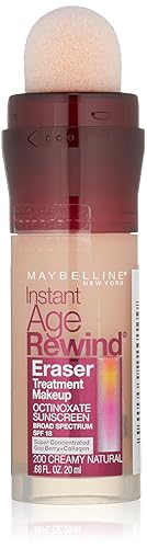 Maybelline Instant Age Rewind Eraser Treatment Makeup, Creamy Natural, 0.68 fl. oz.