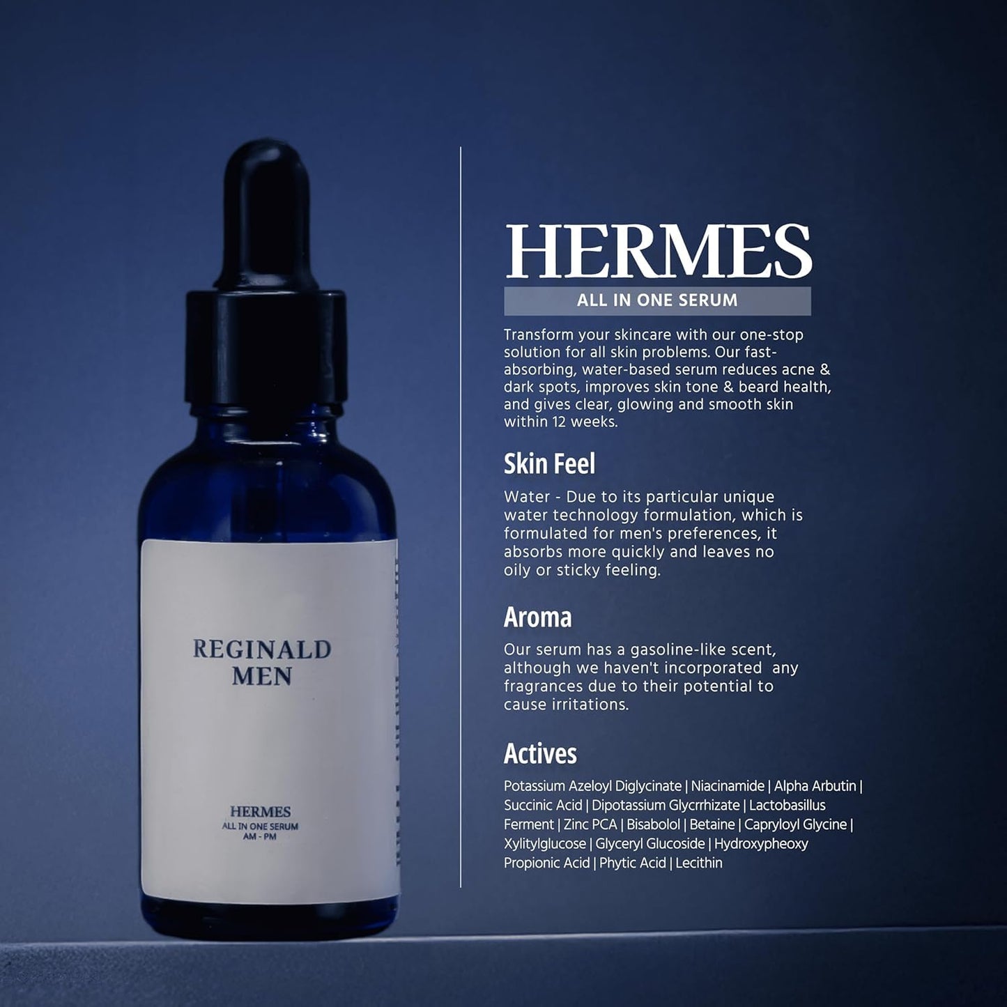 Reginald Men complete care kit ( Face wash, Moisturiser, Sunscreen, Serum, Lip Balm )