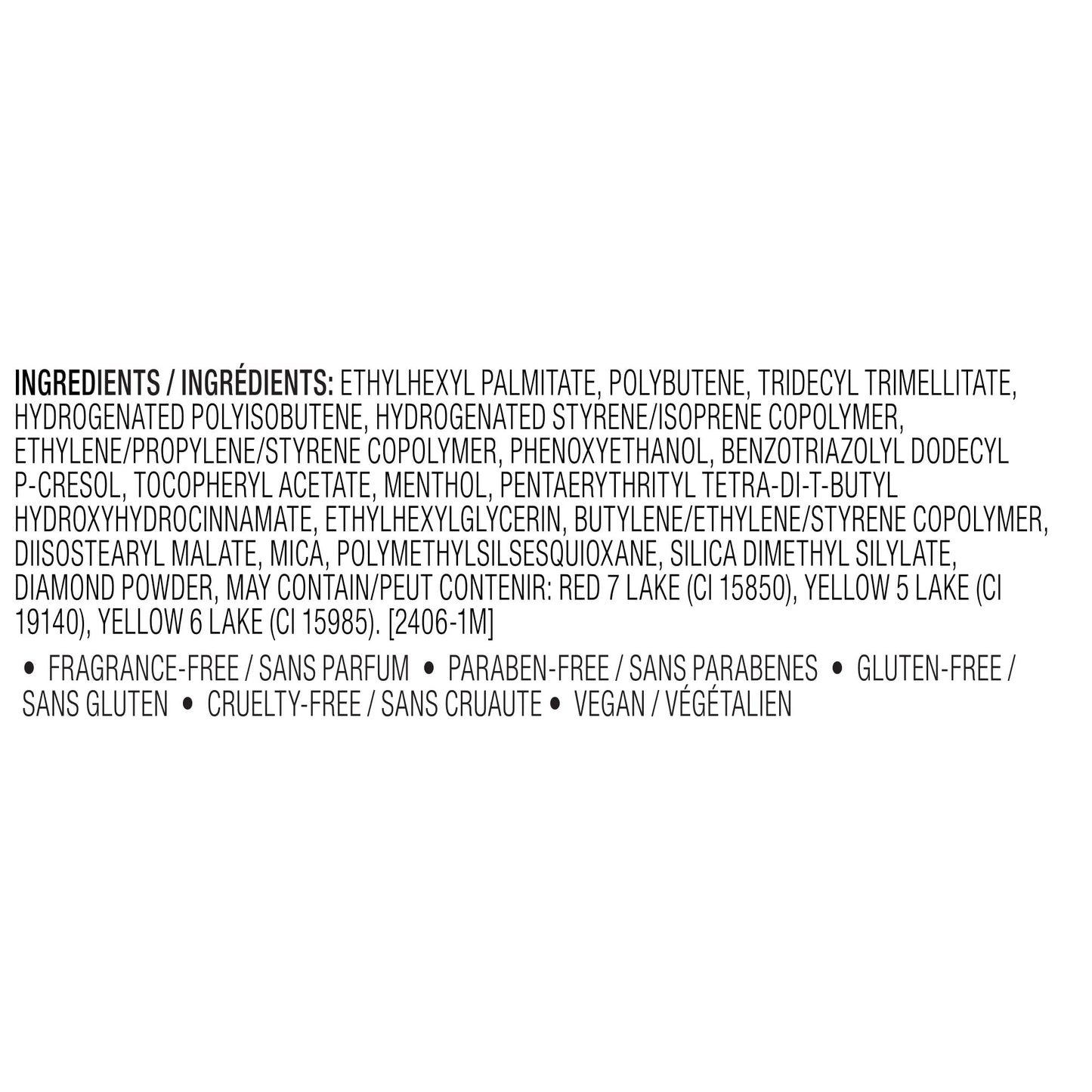 Physicians Formula Mineral Wear Diamond Lip Oil, High-Shine Serum Hybrid with Diamond Dust, Vitamin E, & Mineral Powder, Talc-Free, Cruelty-Free
