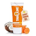 TAN U LIKE, Exotic Carrot Tanning Gel Accelerator - Advanced Moisturizing Formula with Vitamin E, Beta-Carotene, and Coconut Oil - Luxurious Coconut