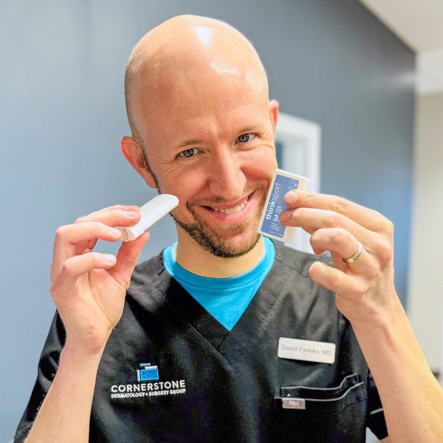 Thinksport SPF 30 Mineral Sunscreen Stick – Face & Body Sunblock, Reef Friendly, Water Resistant, Safe Natural UVA/UVB Protection, 0.64oz