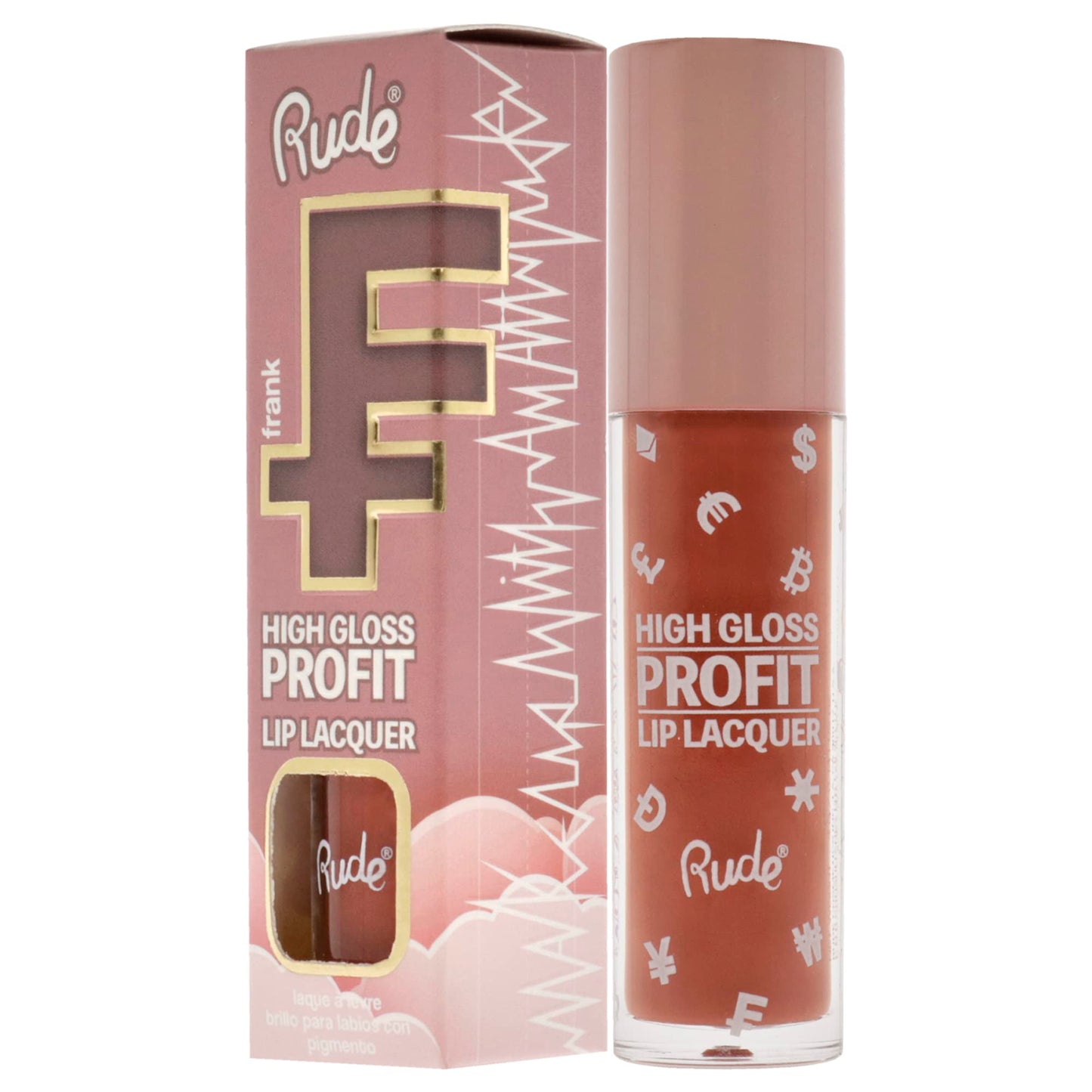 High Gloss Profit Lip Lacquer - Frank by Rude Cosmetics for Women - 0.141 oz Lip Gloss