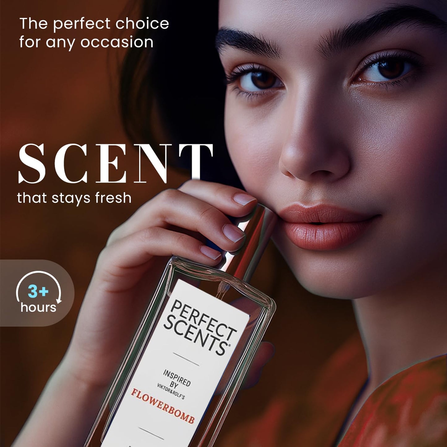 Perfect Scents Fragrances | Inspired by V&R’s Flowerbomb | Women’s Eau de Toile?e | Vegan, Paraben, Phthalate Free | Never Tested on Animals | 3.4 Fl