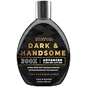 Tan Inc Status: Dark & Handsome Tanning Lotion, 300X Advanced Bronzing Formula with Anti-Orange Complex & Tattoo Enhancing Tech, 13.5 Fl Oz