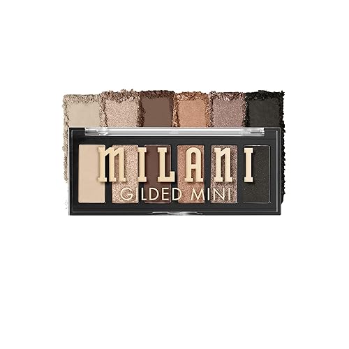 Milani Gilded Mini Eyeshadow Palette with 6 Matte & Shimmer Hues - Call Me Old-Fashioned