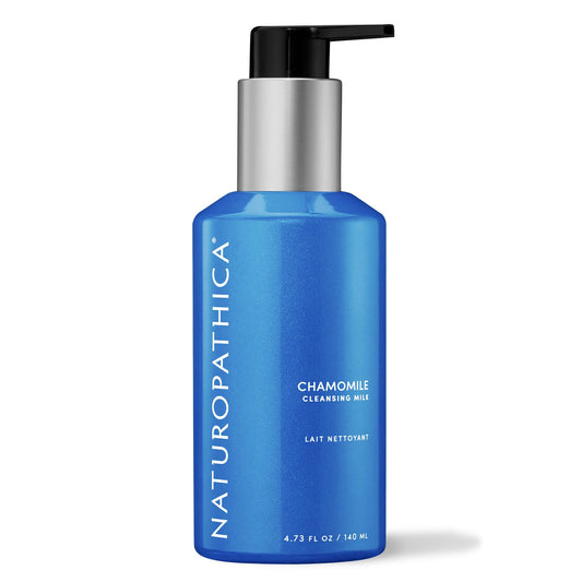 Naturopathica Chamomile Cleansing Milk, Gentle Facial Cleanser for Dry and Sensitive Skin, Antioxidant Rich Face Wash for Men & Women, 5 fl oz