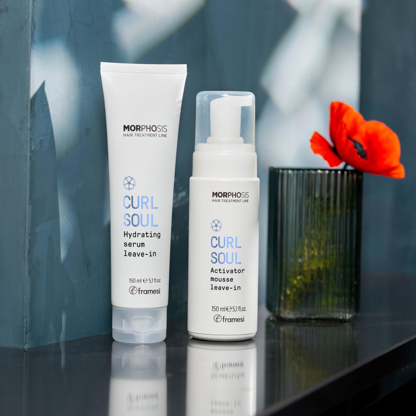 MORPHOSIS Curl Soul Leave-In Bundle (Mousse and Serum) 150 mL