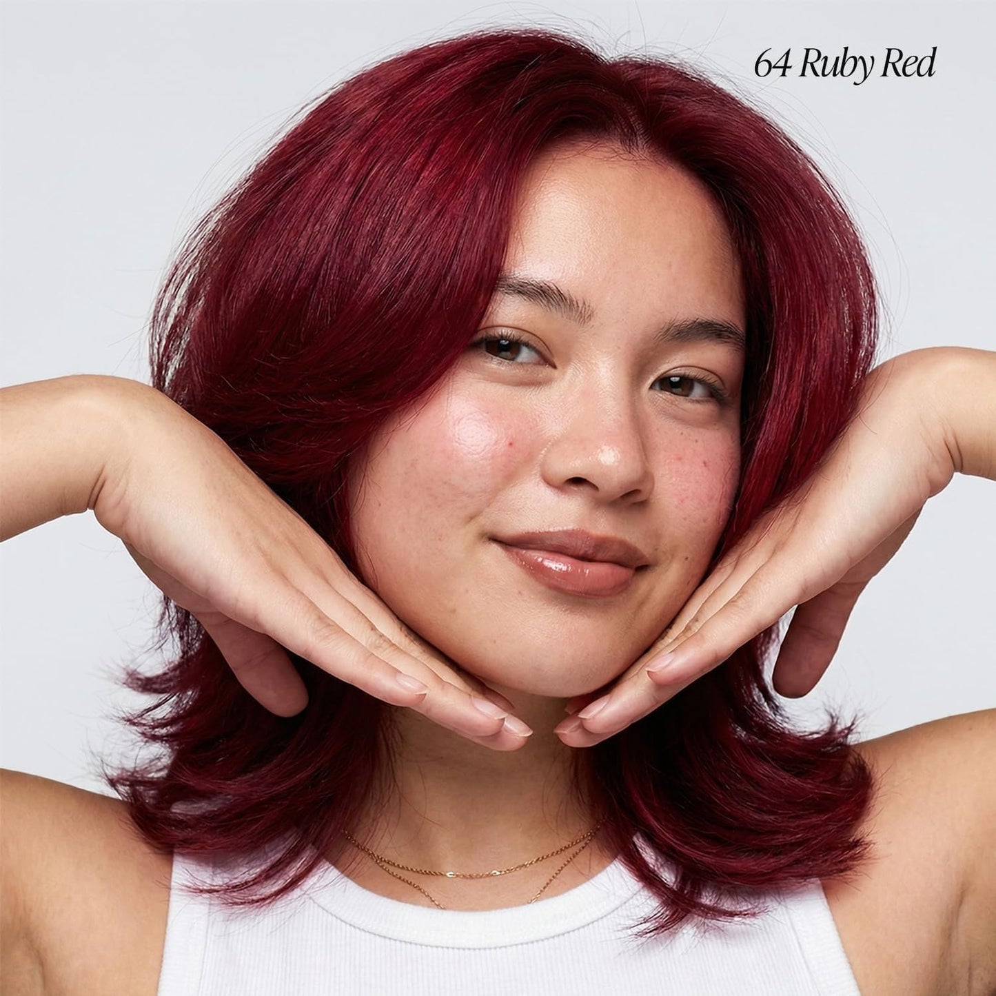 Adore Semi Permanent Hair Color (064 Ruby Red) (2 Pack) | Vegan & Cruelty-Free Red Hair Dye | No Ammonia, No Peroxide, No Alcohol | 4 Fl Oz