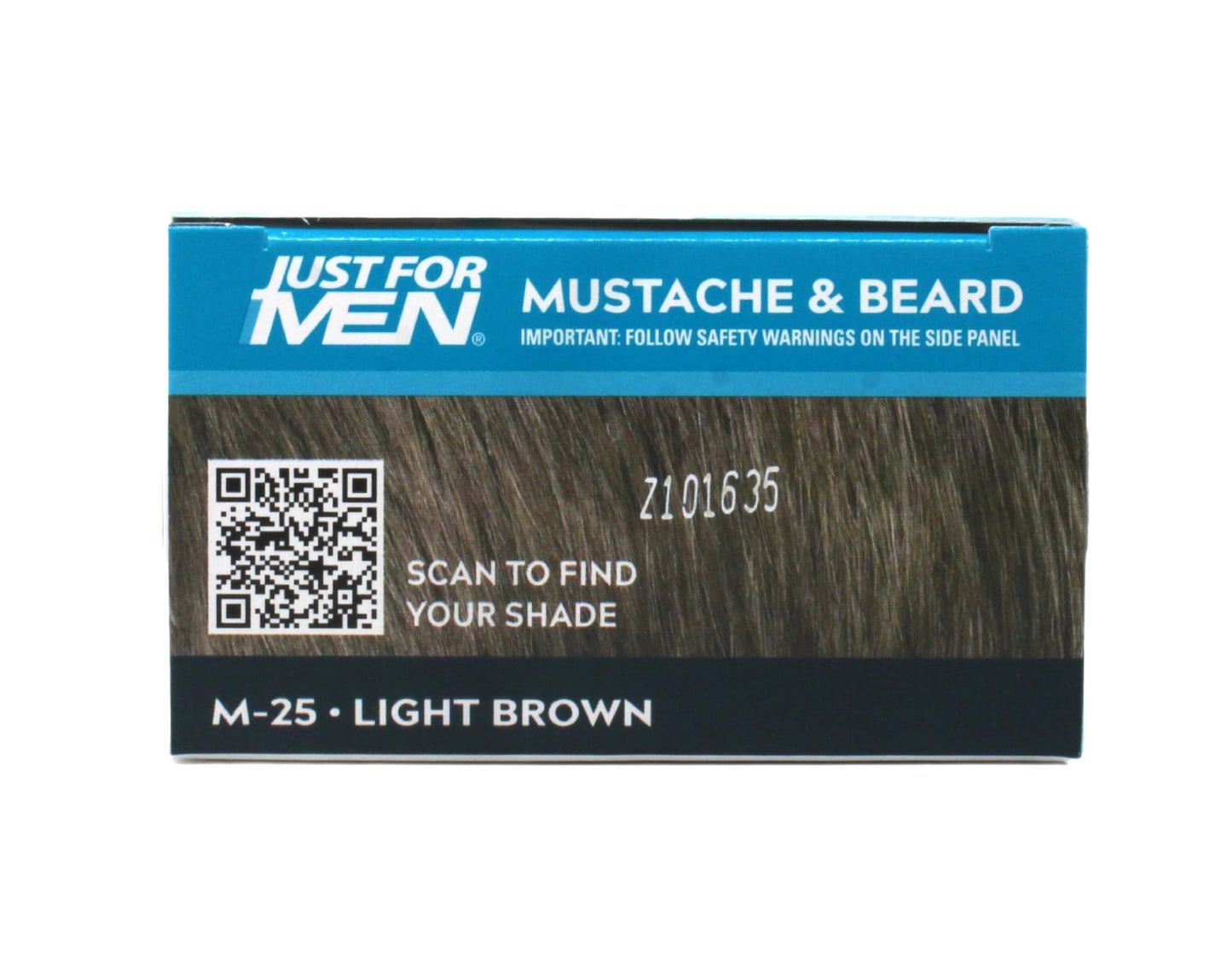 Just for Men Brush-In Color Gel, Mustache & Beard M-25 Light Each, Brown