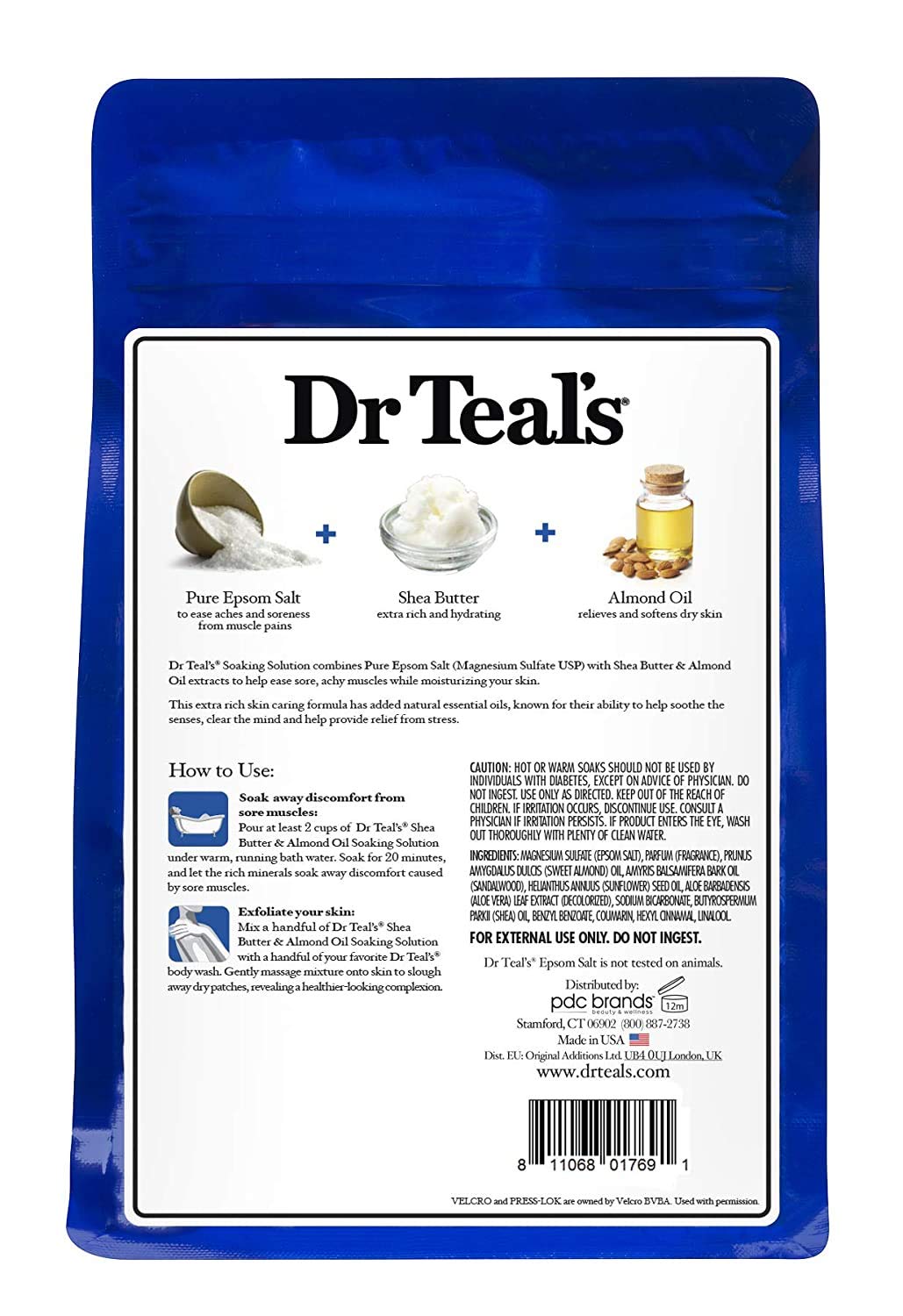 Dr Teal's Epsom Salt Bath Variety Gift Set (2 Pack, 3lb Ea) - Soothe & Sleep Lavender, Soften & Moisturize Shea Butter & Almond Oil - Ease Aches Beauty and Personal Care Dr Teal's