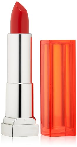 Maybelline New York Color Sensational Vivids Lipcolor, Neon Red, 0.15 Ounce, 1 Count