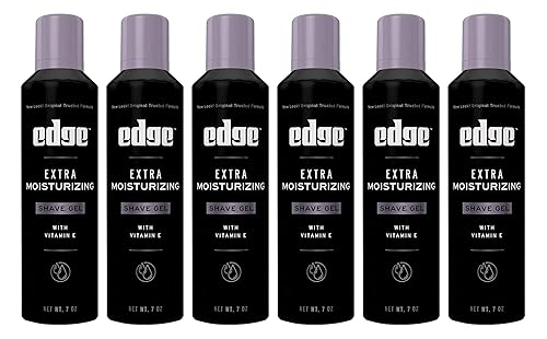 Edge Extra Moisturizing with Vitamin E Shave Gel 8.4 oz (Pack of 6)