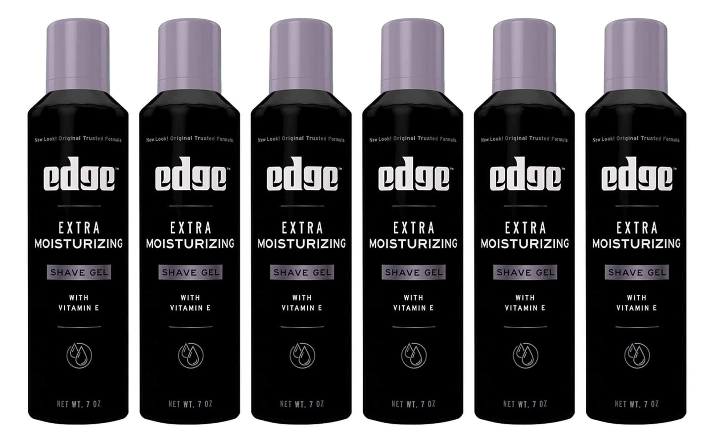 Edge Extra Moisturizing with Vitamin E Shave Gel 8.4 oz (Pack of 6)