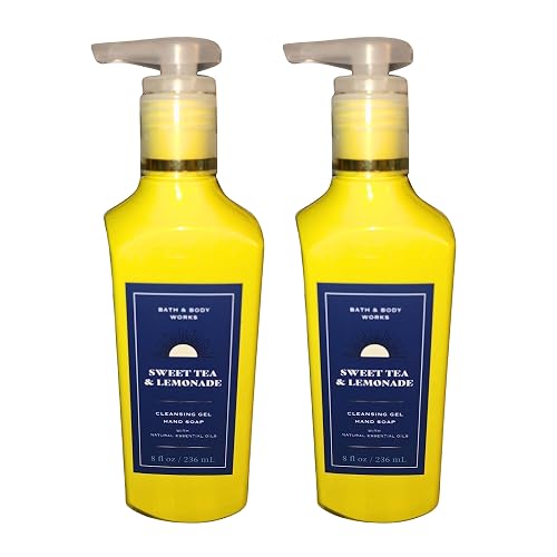 Bath & Body Works Gel Hand Soap 2-Pack 8oz/236mL Each (Sweet Tea and Lemonade)
