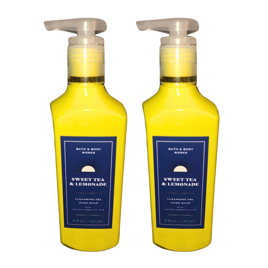 Bath & Body Works Gel Hand Soap 2-Pack 8oz/236mL Each (Sweet Tea and Lemonade)