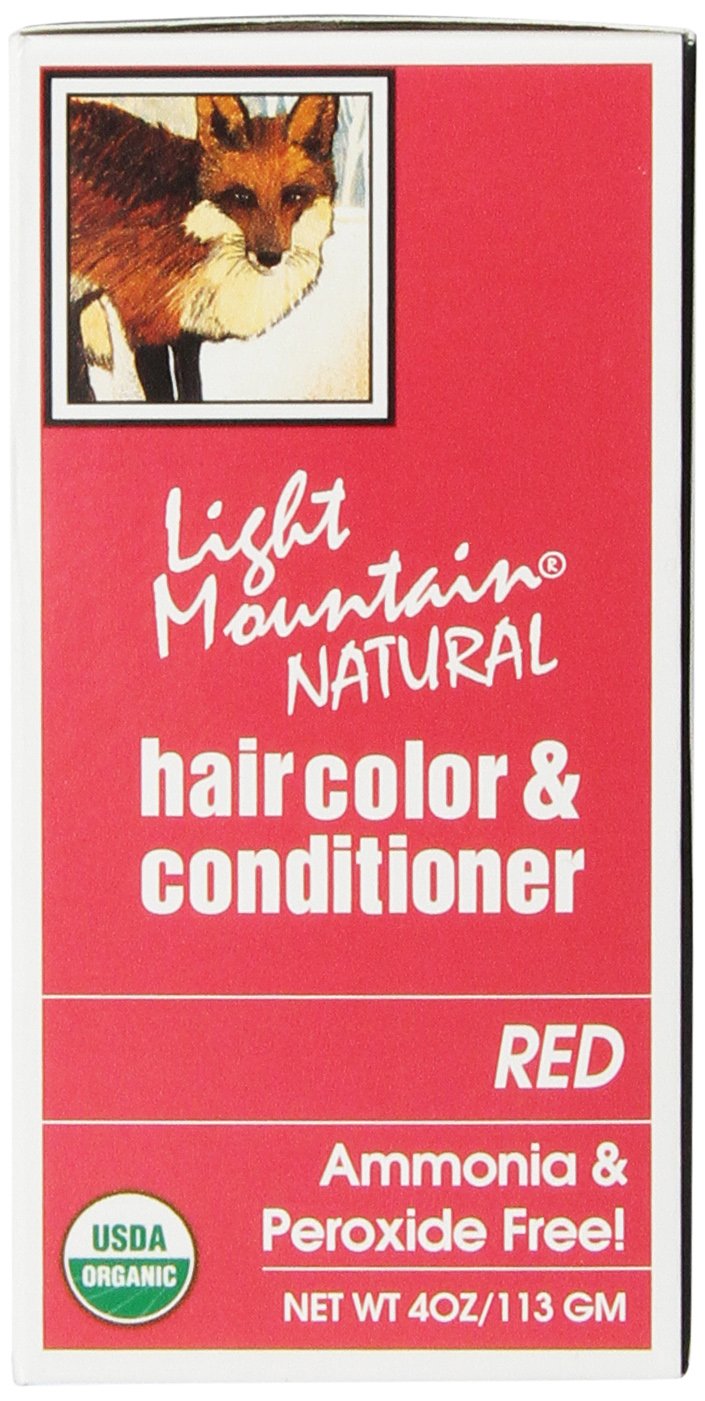 LIGHT MOUNTAIN HENNA,RED, 4 OZ2