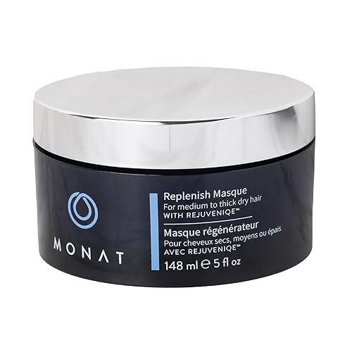MONAT Replenish™ Masque Infused with Rejuveniqe® - Hair Masque that Deeply Condition Medium to Thick Hair. Hydrating Hair Mask w/Pea Extract & Vegan
