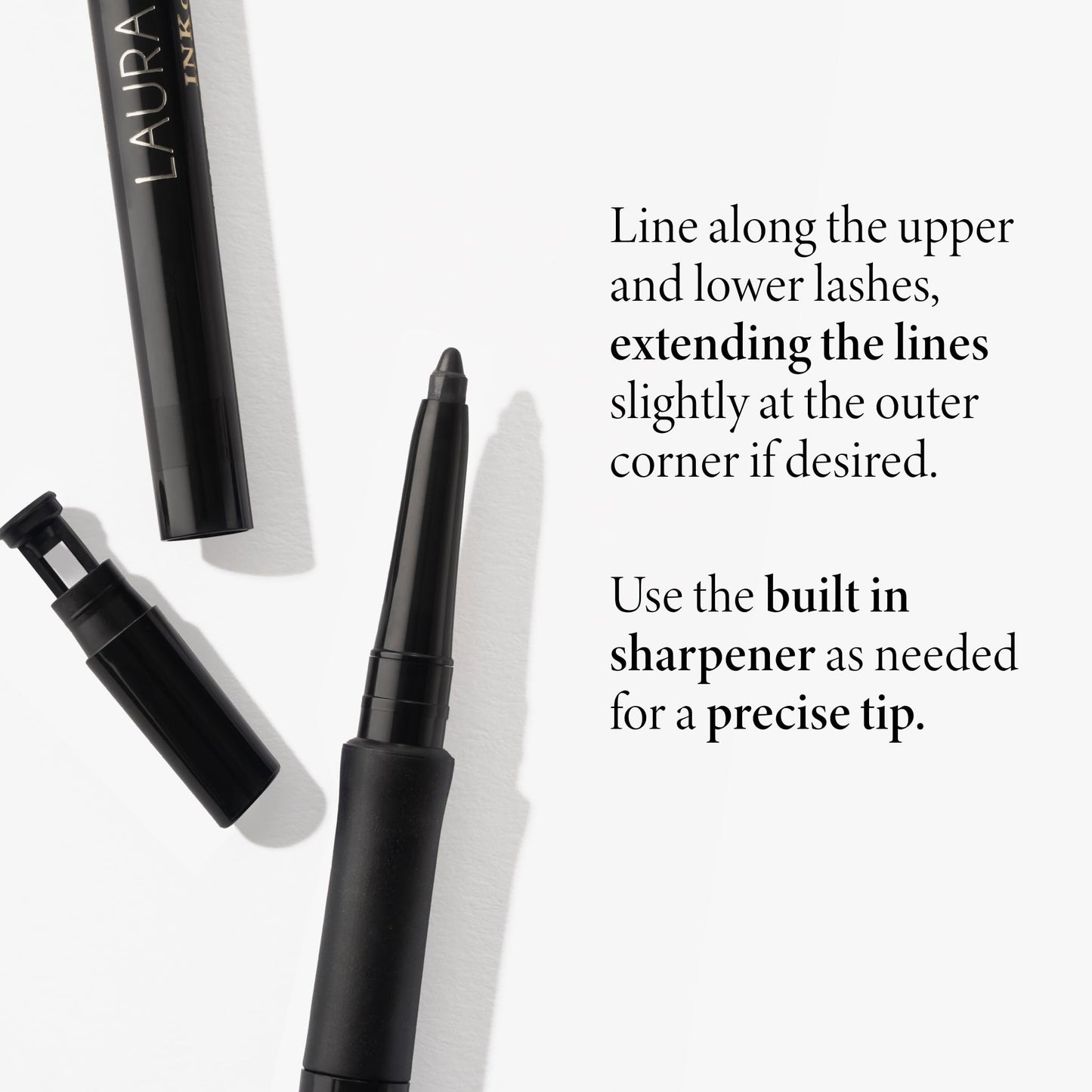 LAURA GELLER NEW YORK INKcredible Precision Gel Eyeliner - Blackbird - Waterproof - Retractable Eyeliner - Ultra-Thin Tip Beauty and Personal Care LAURA GELLER NEW YORK
