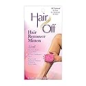Hair Off Hair Remover Mitten - All-Natural, Painless & Chemical Free - Full Body Hair Removal - Slows & Lessens Regrowth - Exfoliates Skin (3 Mittens