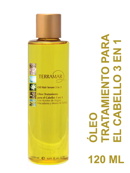 Oleo , Argan Oil , Macadamia and Monoi of Tahití, TERRAMAR, 4.05 Oz