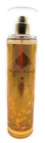 Bath & Body Works Gingham Heart of Gold Fine Fragrance Mist 8 Fluid Ounce