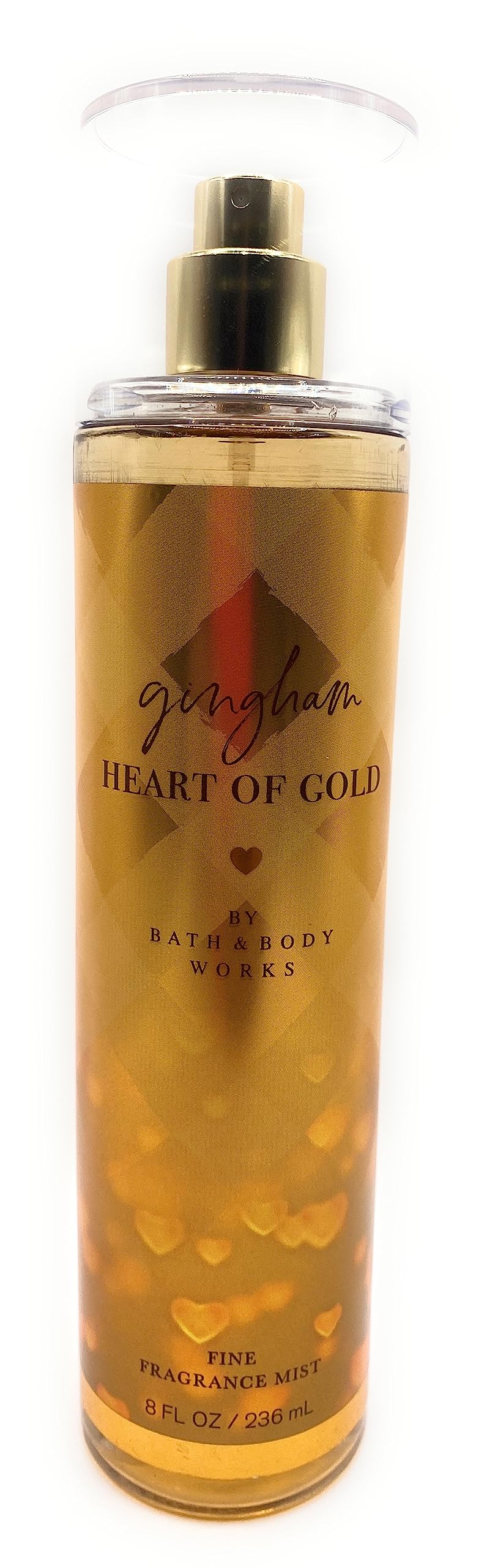 Bath & Body Works Gingham Heart of Gold Fine Fragrance Mist 8 Fluid Ounce