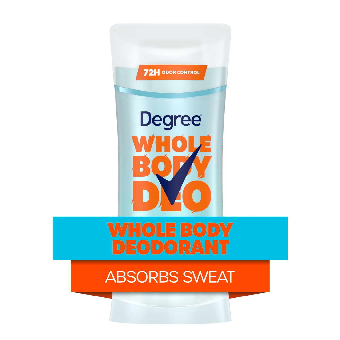Degree Women Whole Body Deodorant Stick, Fresh Citrus Scent, Glides on Clear + Absorbs Sweat, Aluminum Free 72H Odor Protection 2.6 oz Beauty and Personal Care Degree