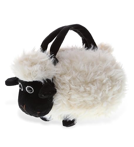 DolliBu Black Nose Sheep Plush Handbag - Super Soft Plush Stuffed Animal Purse for Children's Accessories, Kids Hand Bag Toy Purse for Girls & Boys