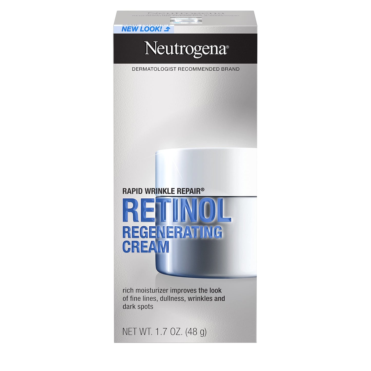 Neutrogena Rapid Wrinkle Repair Retinol Regenerating Anti-Aging Face Cream & Hyaluronic Acid; Anti-Wrinkle Retinol Moisturizer & Neck Cream