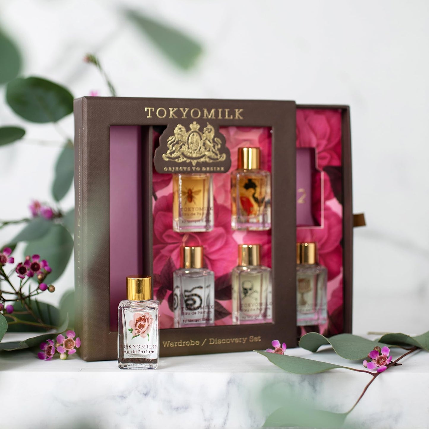 TOKYOMILK Eau de Parfum Discovery Set, 6 Fragrances in 0.23 fl. oz. Bottles, Perfume for Women, Mini-Perfume Sampler, Women’s Cologne Fragrances