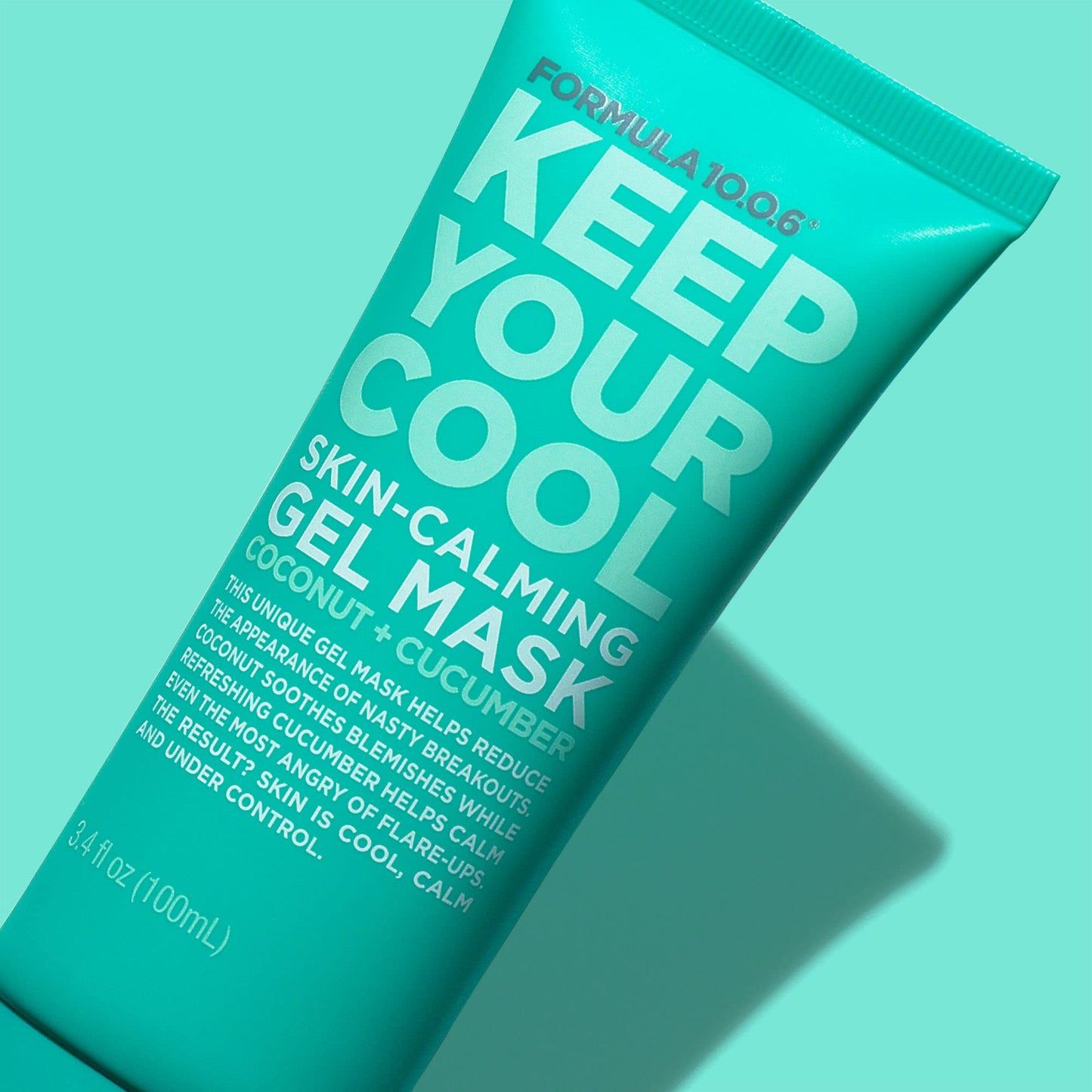 FORMULA 10.0.6 - Keep Your Cool Skin-Calming Gel Mask that Soothes Blemishes and Calms the Skin 3.4 fl oz (100ml)
