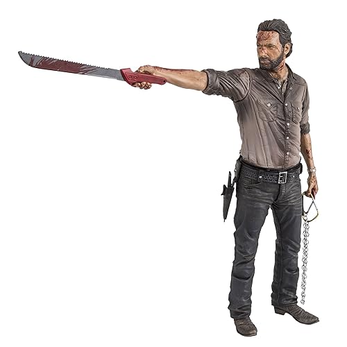 McFarlane Toys The Walking Dead TV 10" Rick Grimes Vigilante Edition Deluxe Figure