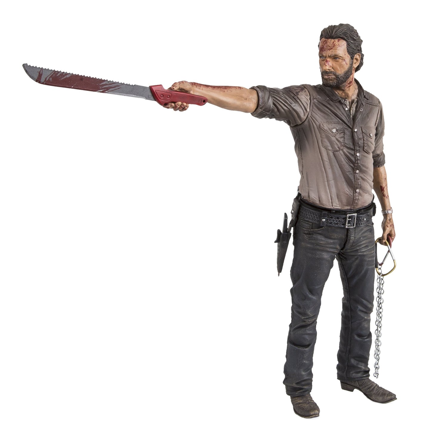 McFarlane Toys The Walking Dead TV 10" Rick Grimes Vigilante Edition Deluxe Figure