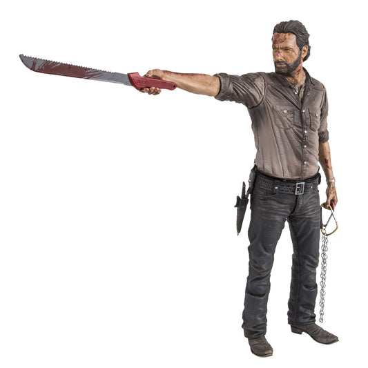 McFarlane Toys The Walking Dead TV 10" Rick Grimes Vigilante Edition Deluxe Figure