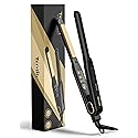 Terviiix 1/2 Inch Flat Iron for Short Hair, Small Hair Straightener and Curler 2-in-1 for Pixie Cuts & Touch-Ups, Rounded Edge Mini Flat Iron for Men