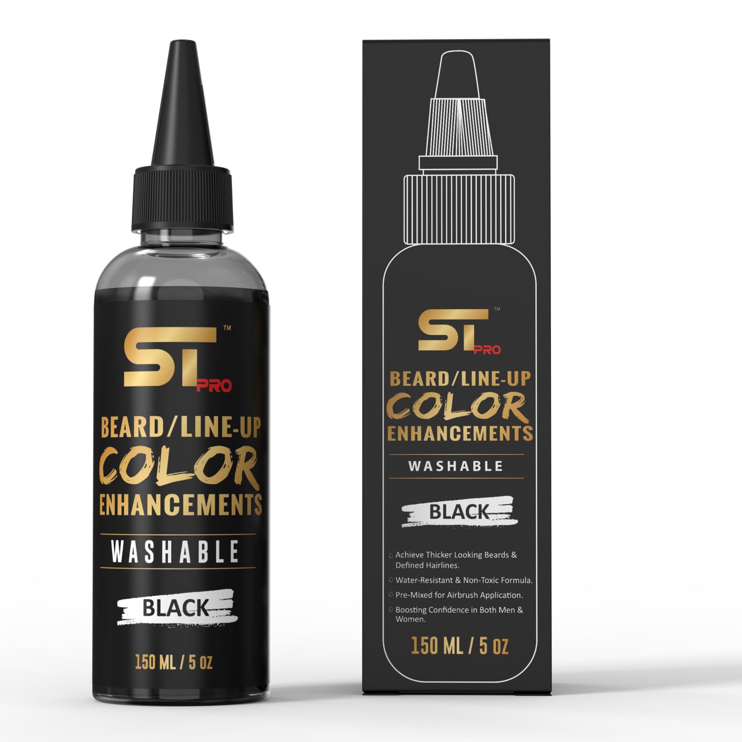 Supreme Trimmer Airbrush Hair & Beard Enhancement Ink | Barber-Grade Line-Up & Filler Spray | Water Resistant, Pre-Mixed for Precision Hairlines