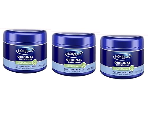 Noxzema The Original Deep Cleansing Cream Travel Size 2 Oz (Pack of 3)